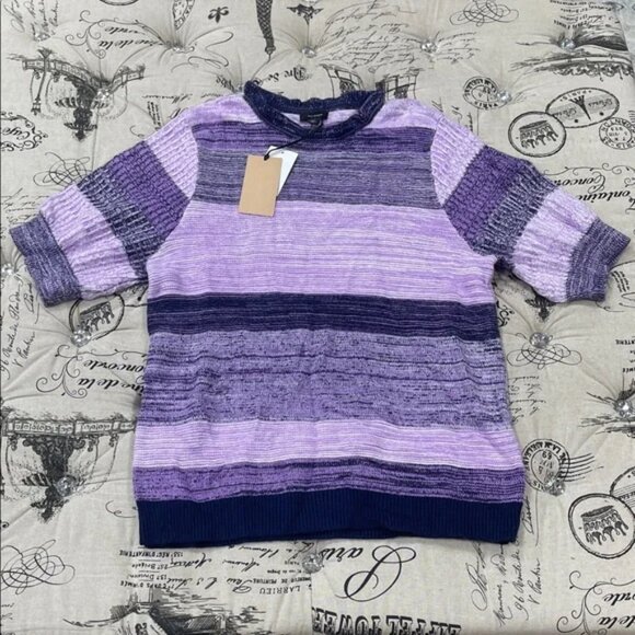 Halogen Stripe Rib Sweater - Picture 2 of 9